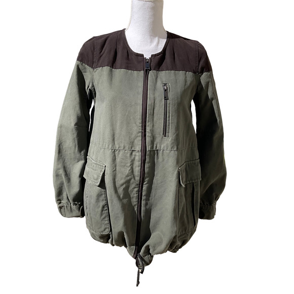 Zara Jackets & Blazers - Zara Woman Olive & Black Oversized Jacket